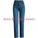 Retro Blue Nine Points