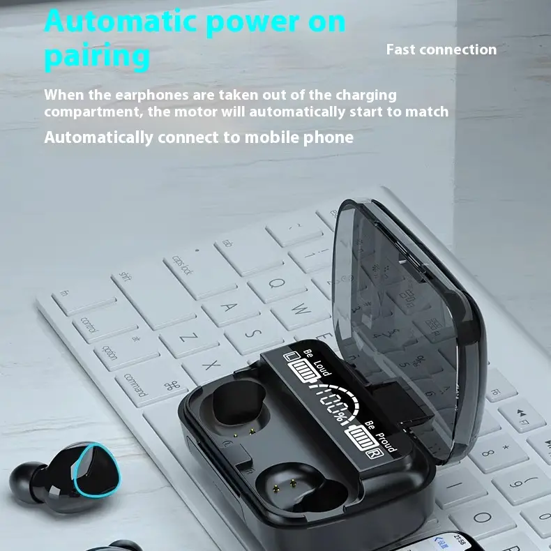 Stereo Earphone Sports Bluetooth Headset With Digital Display