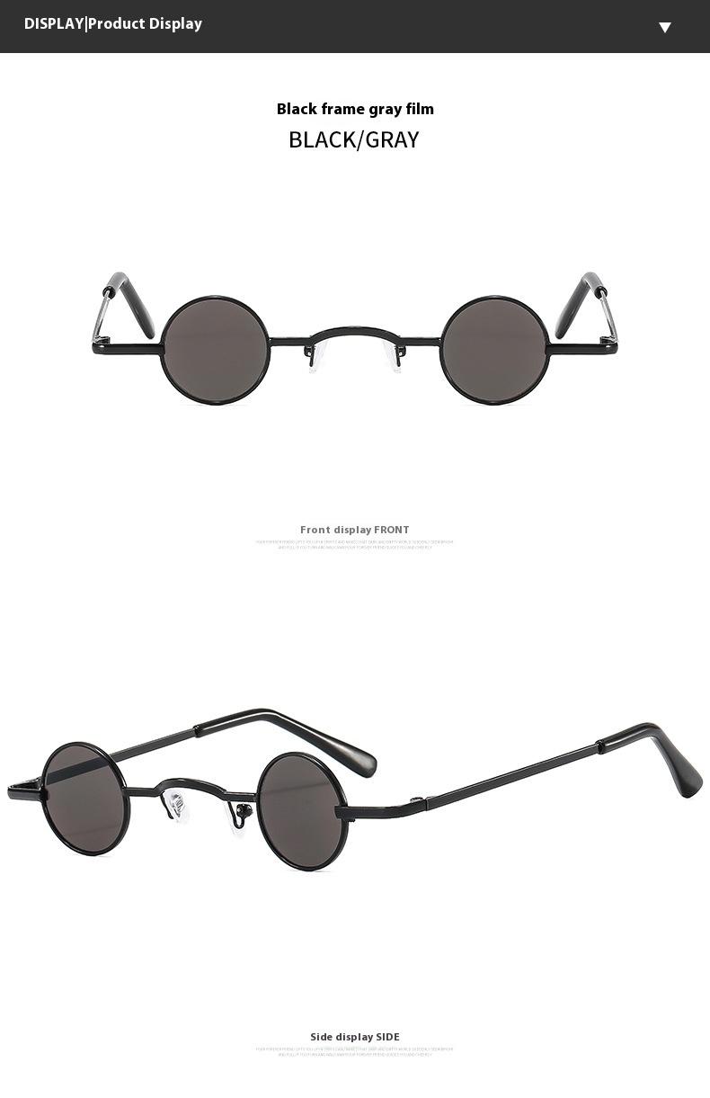 Title 9, Small Frame Round Fashion Vintage Sunglasses