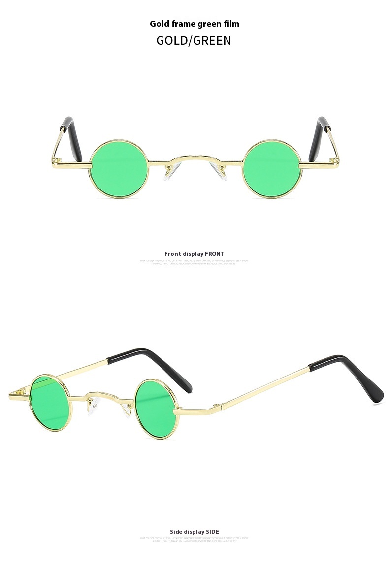 Title 14, Small Frame Round Fashion Vintage Sunglasses