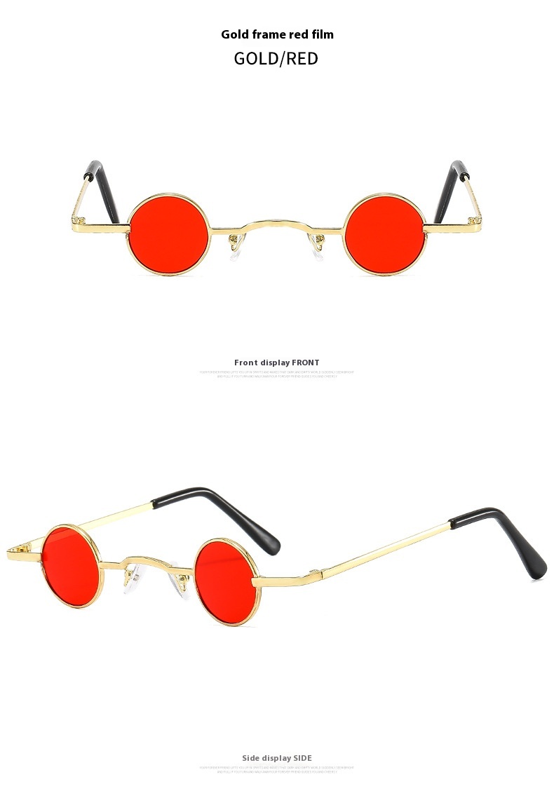 Title 11, Small Frame Round Fashion Vintage Sunglasses