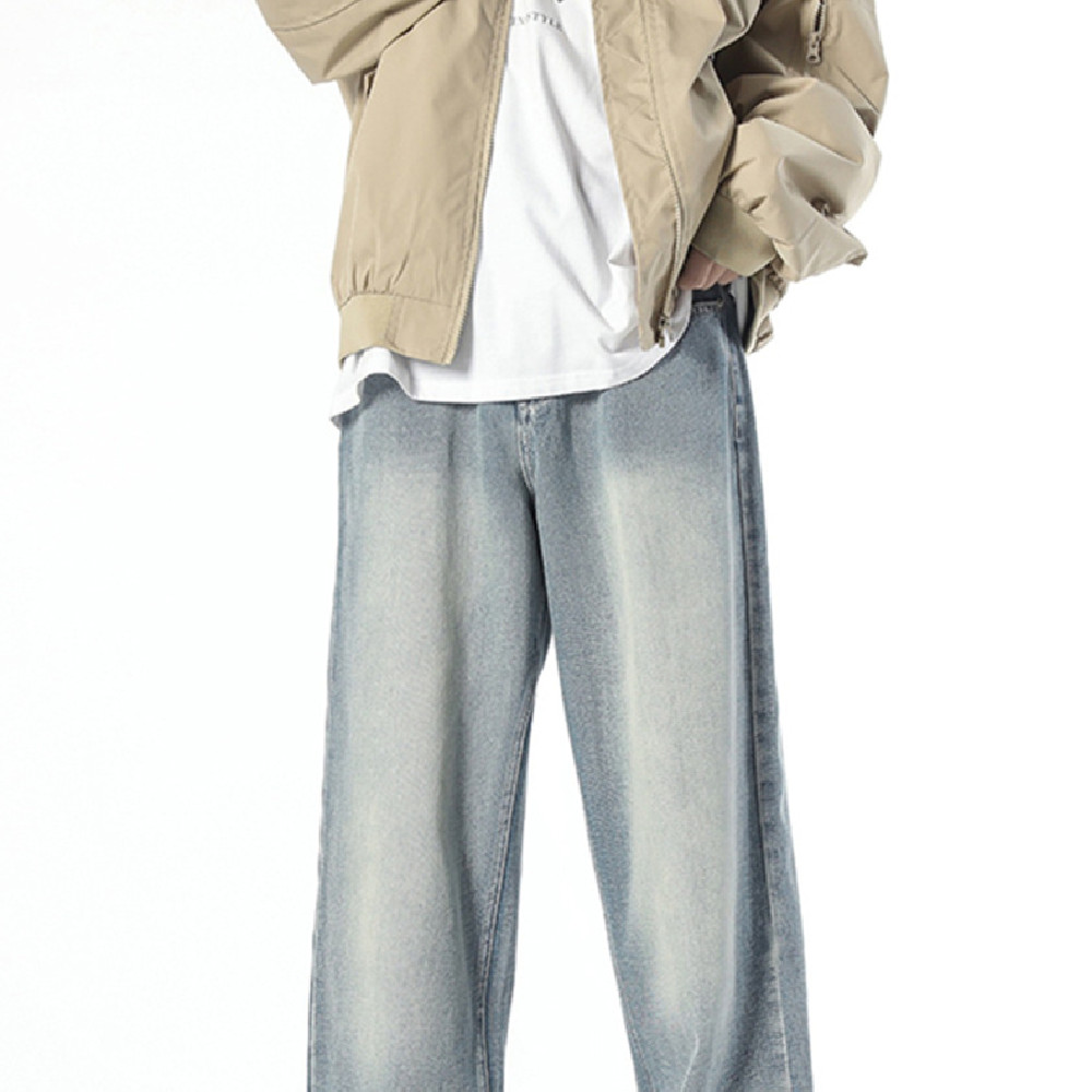 Men's Fashion Straight Loose Wide-leg Pants