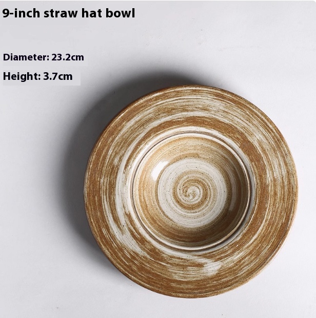 Straw hat bowl