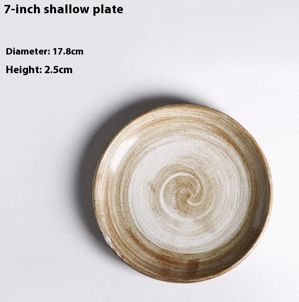 Title 2, Japanese Style Coarse Pottery Tableware Suite P...