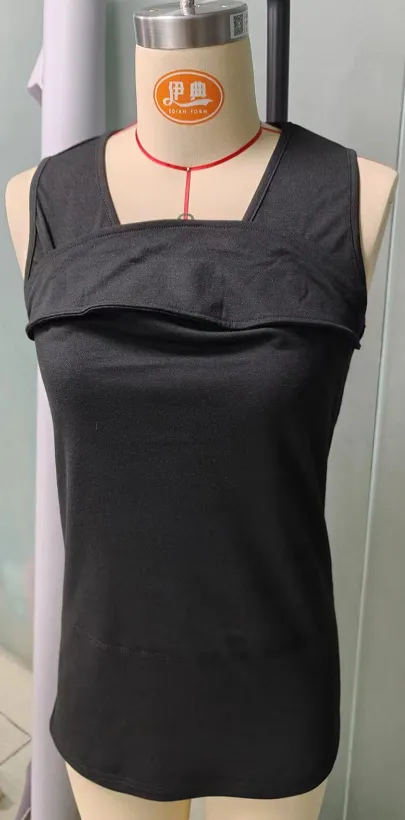Dad Multifunctional Clothes Kangaroo Mummy Vest Long Sleeve Women'S Black Vest - Shop at LoveMi