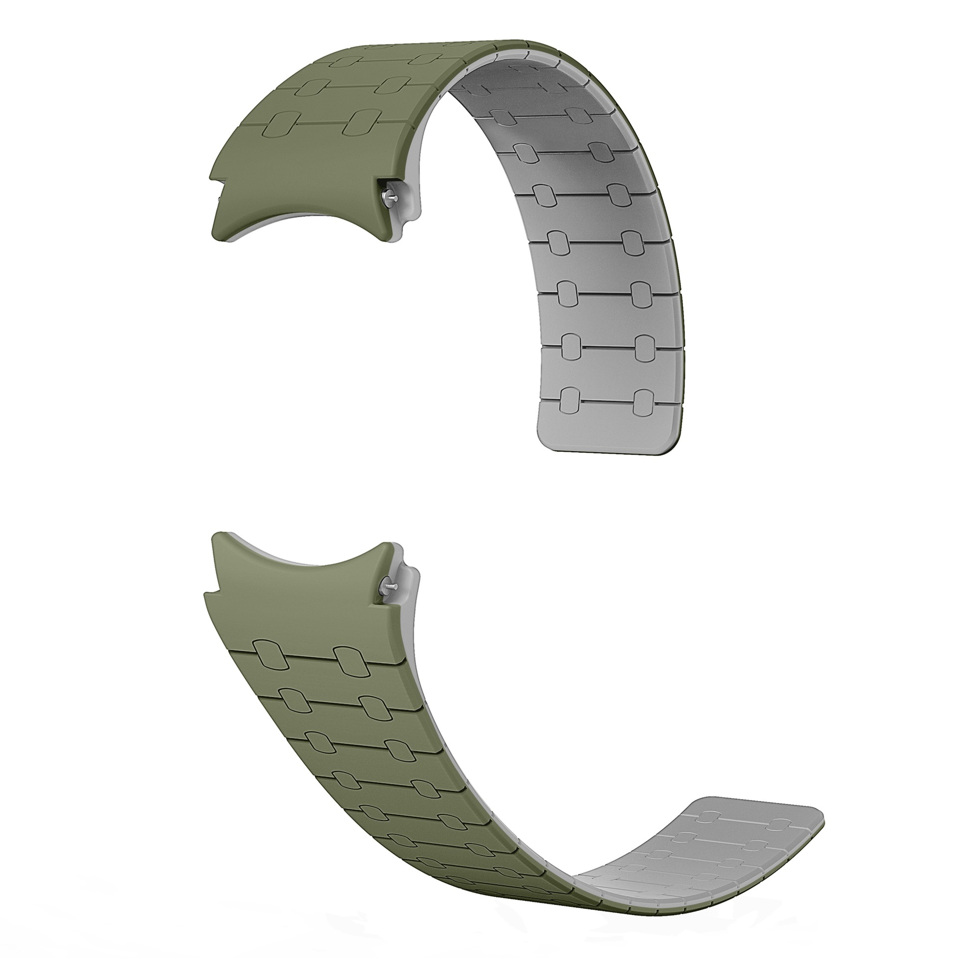 Crescent Green Medium Gray
