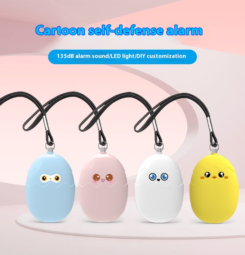 Title 1, Cartoon Anti-pervert Alarm 130 Decibel Egg-shap...