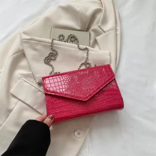 Elegant Simple And Fashionable Handbag - Rose