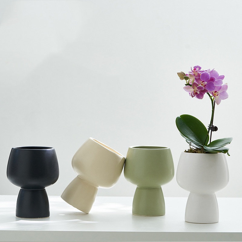 Title 1, Minimalist Desktop Home Ceramic Flower Ware