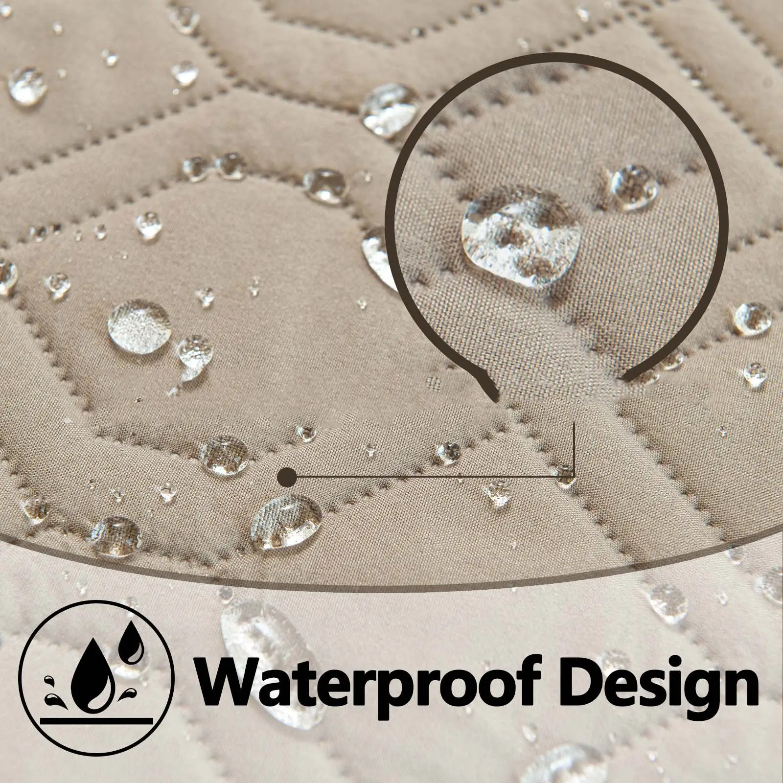 Contrast Color Double-sided Waterproof Pet Sofa Cushion