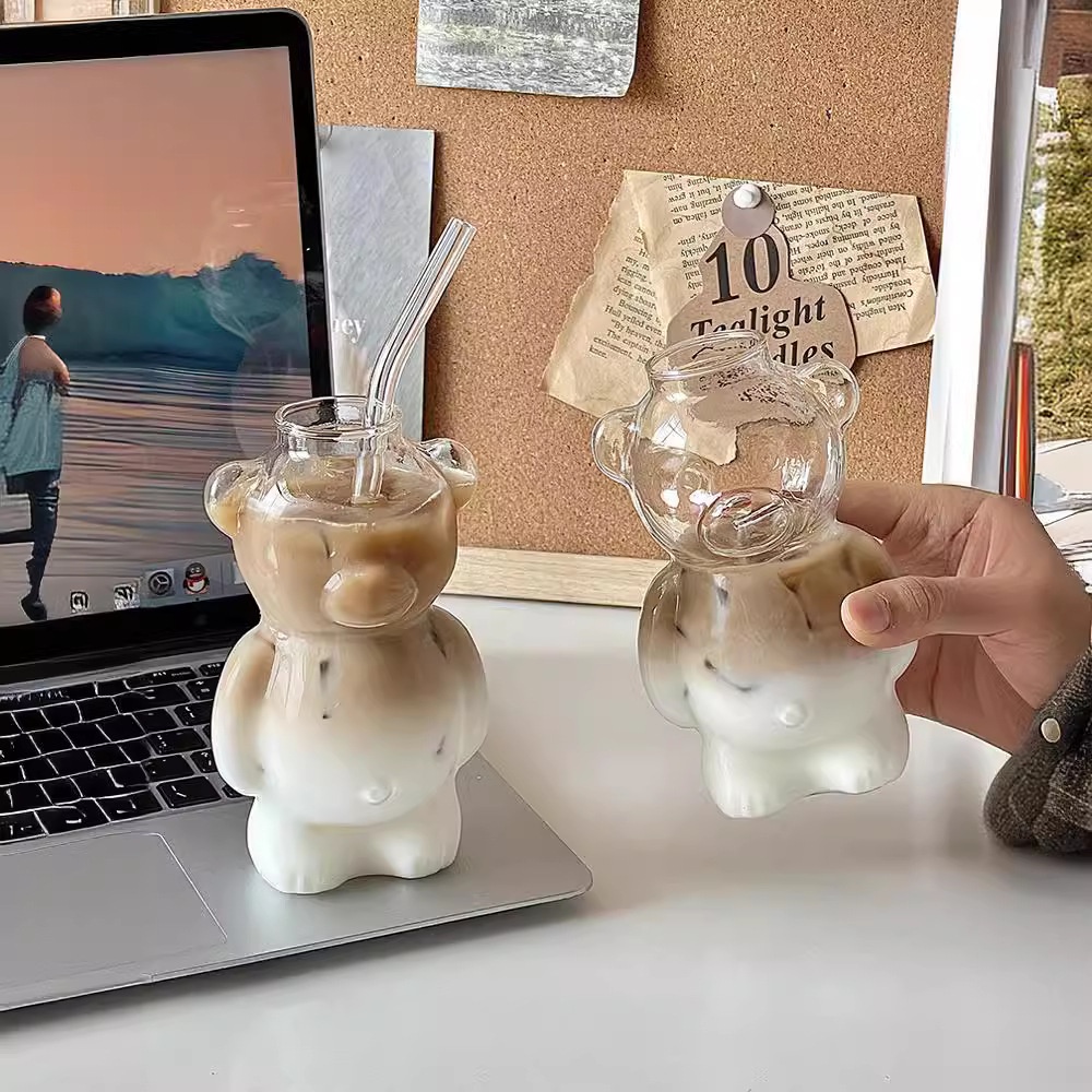 Title 3, Bear Cup Borosilicate Transparent Coffee Cup