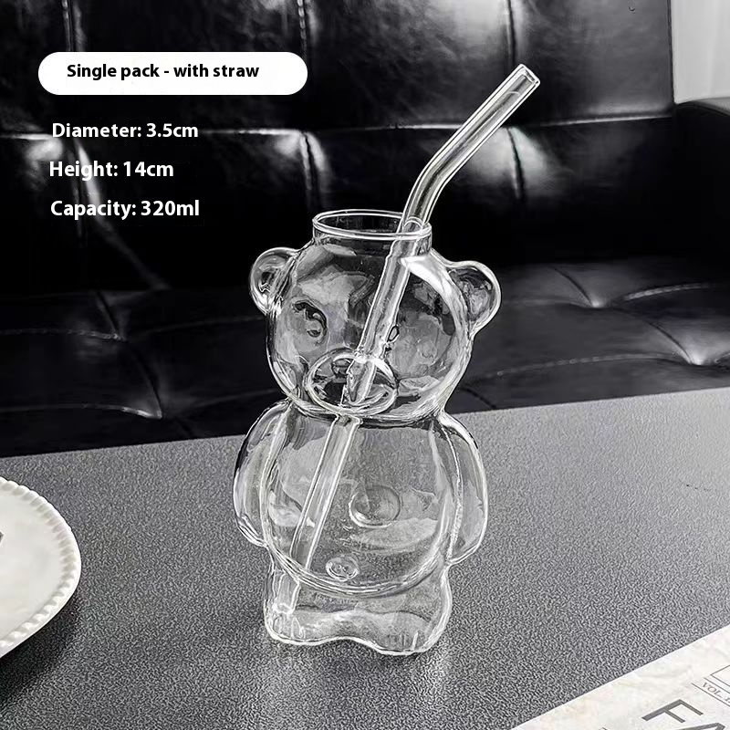 Title 5, Bear Cup Borosilicate Transparent Coffee Cup