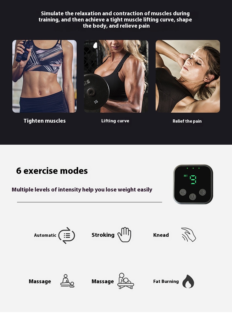 Title 8, Smart Fitness Instrument Charging Host EMS Abdo...