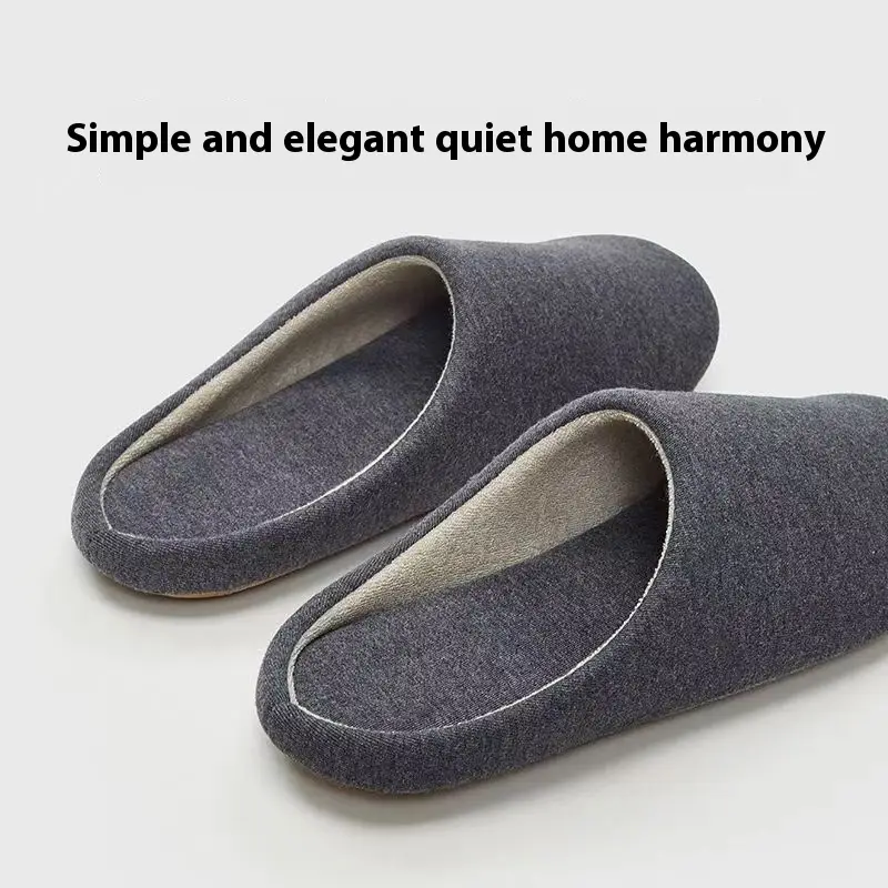 Open-end Machine Washable Silent Cloth Bottom Mute Slippers Ladies