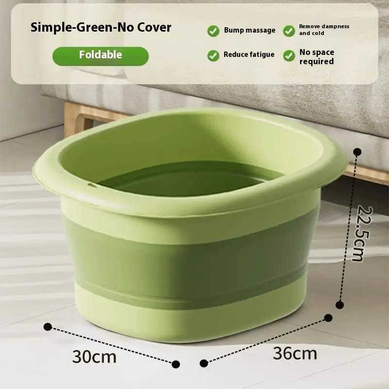 Folding And Portable Foot Soaking Bucket Deep And Comfortable For The Calf