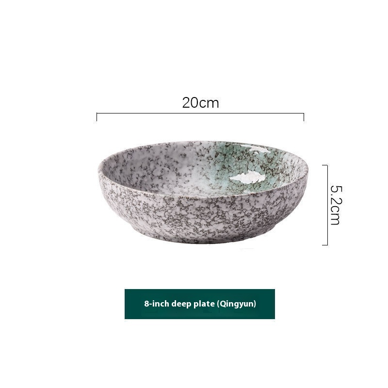 8 Inches Deep Plates Qingyun