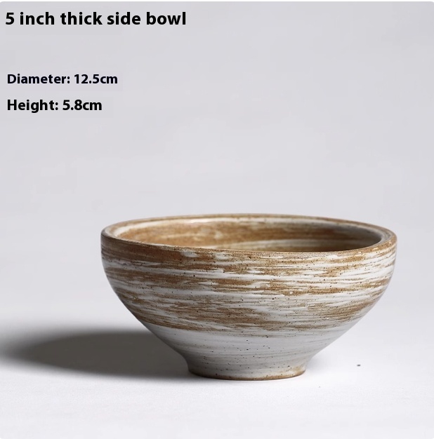 Thickrimmed bowl