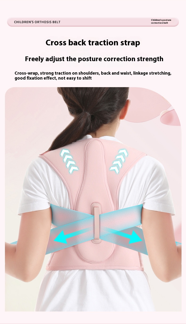 Title 5, Back Open Shoulder Straight Back Orthotics Band