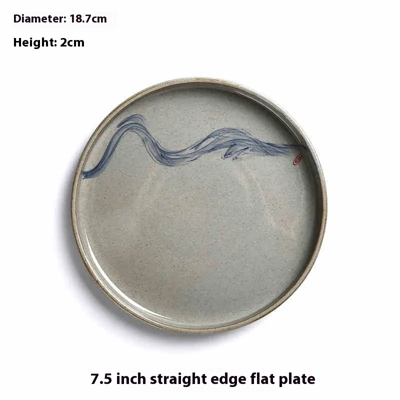 Creative Personality Plate Dish Household Ceramic Tableware