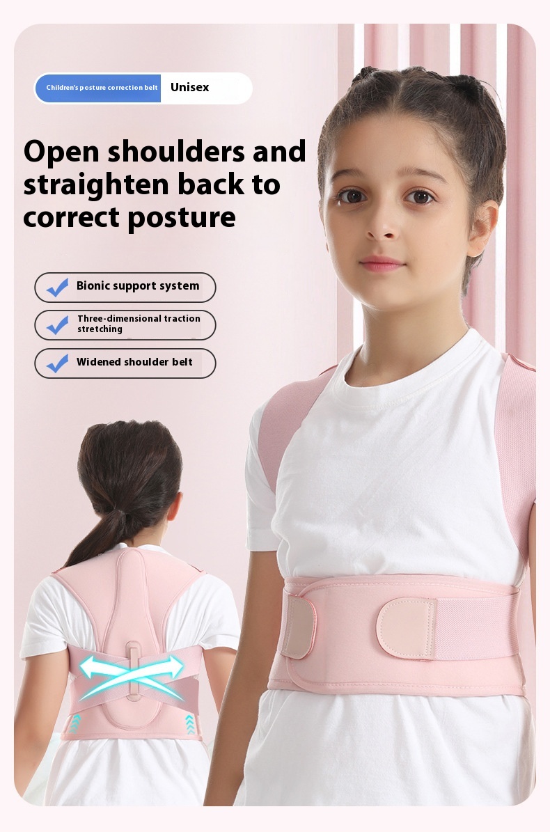 Title 1, Back Open Shoulder Straight Back Orthotics Band