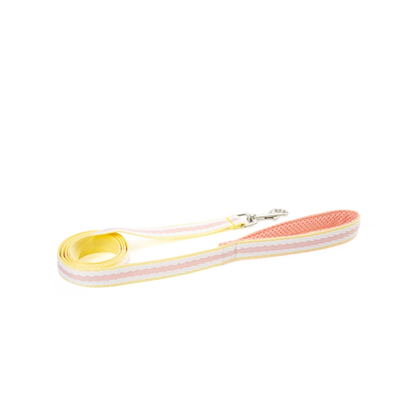 Cream pink traction rope