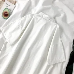 New Summer Loose Casual Short-sleeved Shirt - Unlined Top - View 1