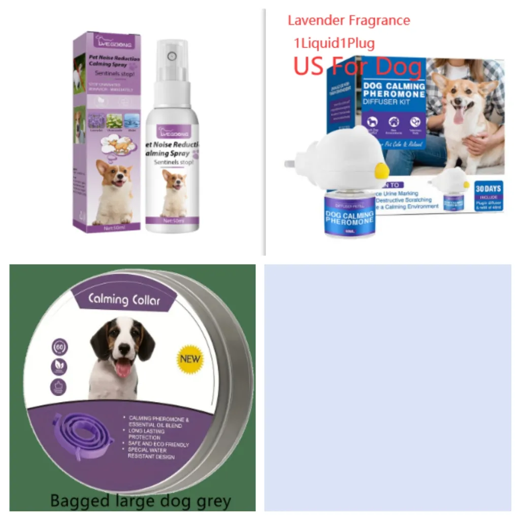 Pet Cat And Dog Anti-stress Mood Soothing Agent Aromatherapy Diffuser - Lavender Fragrance Set 1