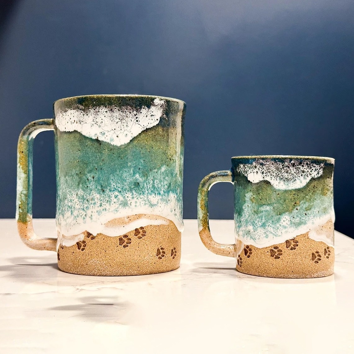 Title 5, Ocean Coastline Mug Coffee Cup Creative Cup