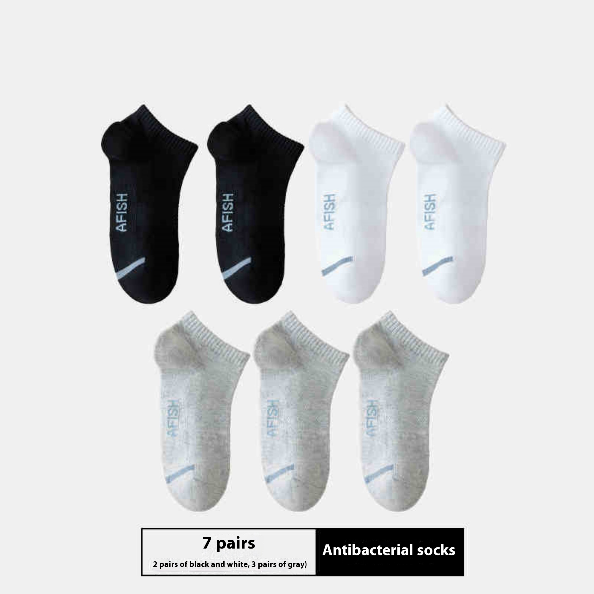 Socks Black white gray