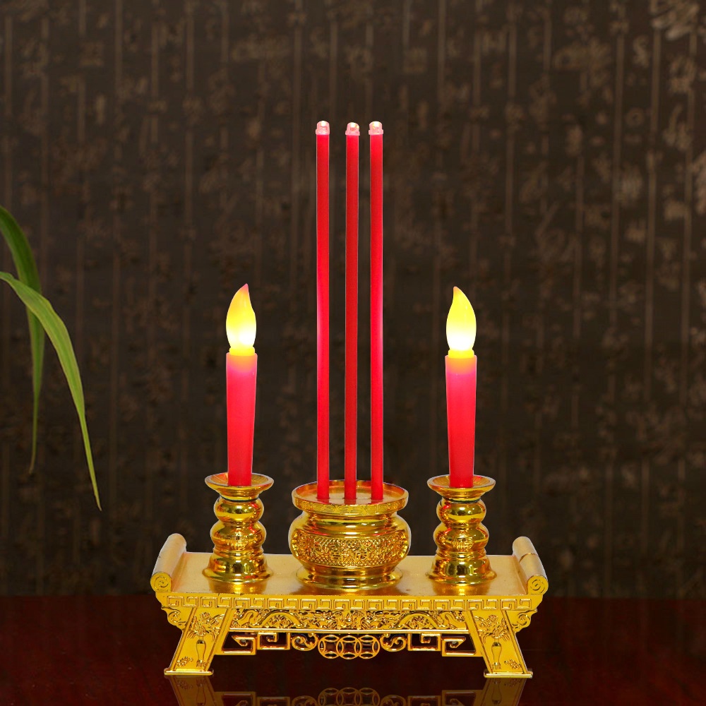 Title 6, Electronic Censer Festival Household Candle Wor...