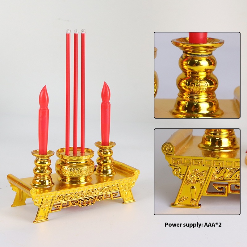 Title 2, Electronic Censer Festival Household Candle Wor...