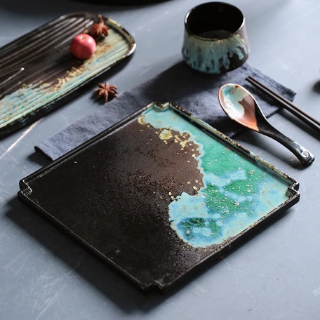 Creative Steak Plate Western Cuisine Plate Square Plate