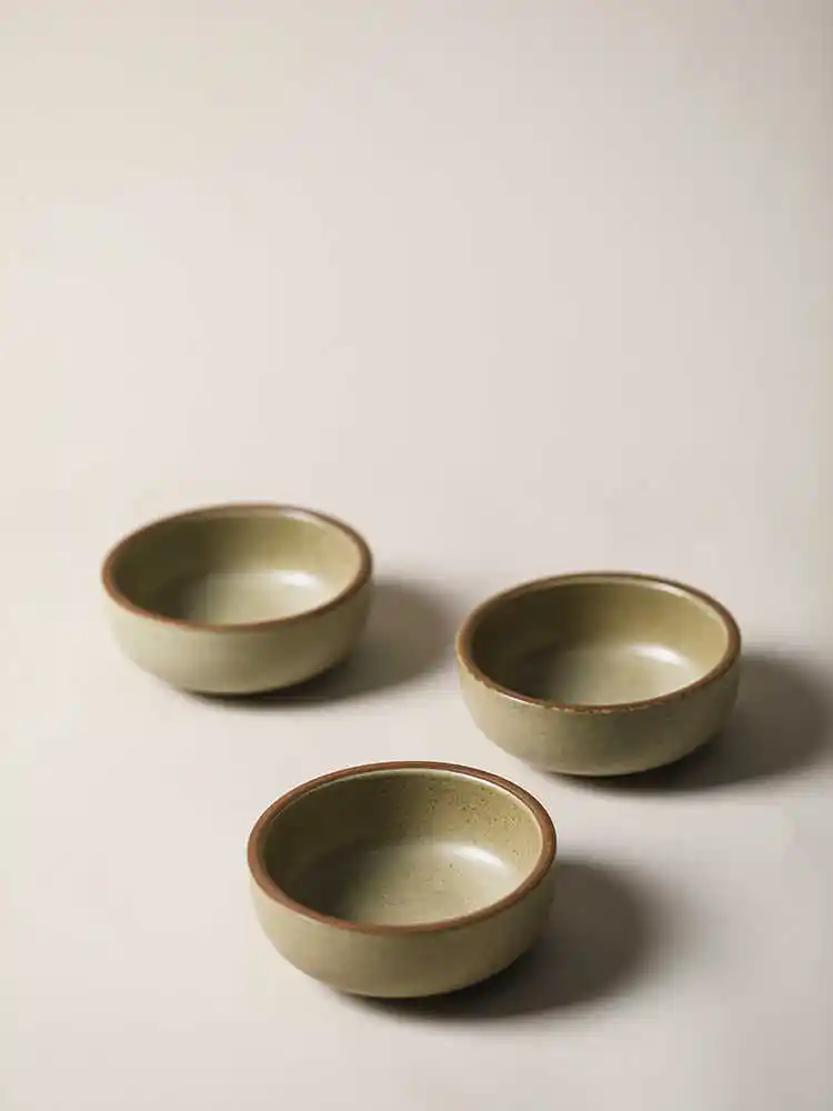 Household Single Retro Vintage Simple Ceramic Rice Bowl