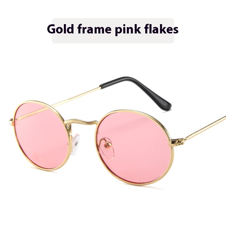 Gold Frame Pink Lens