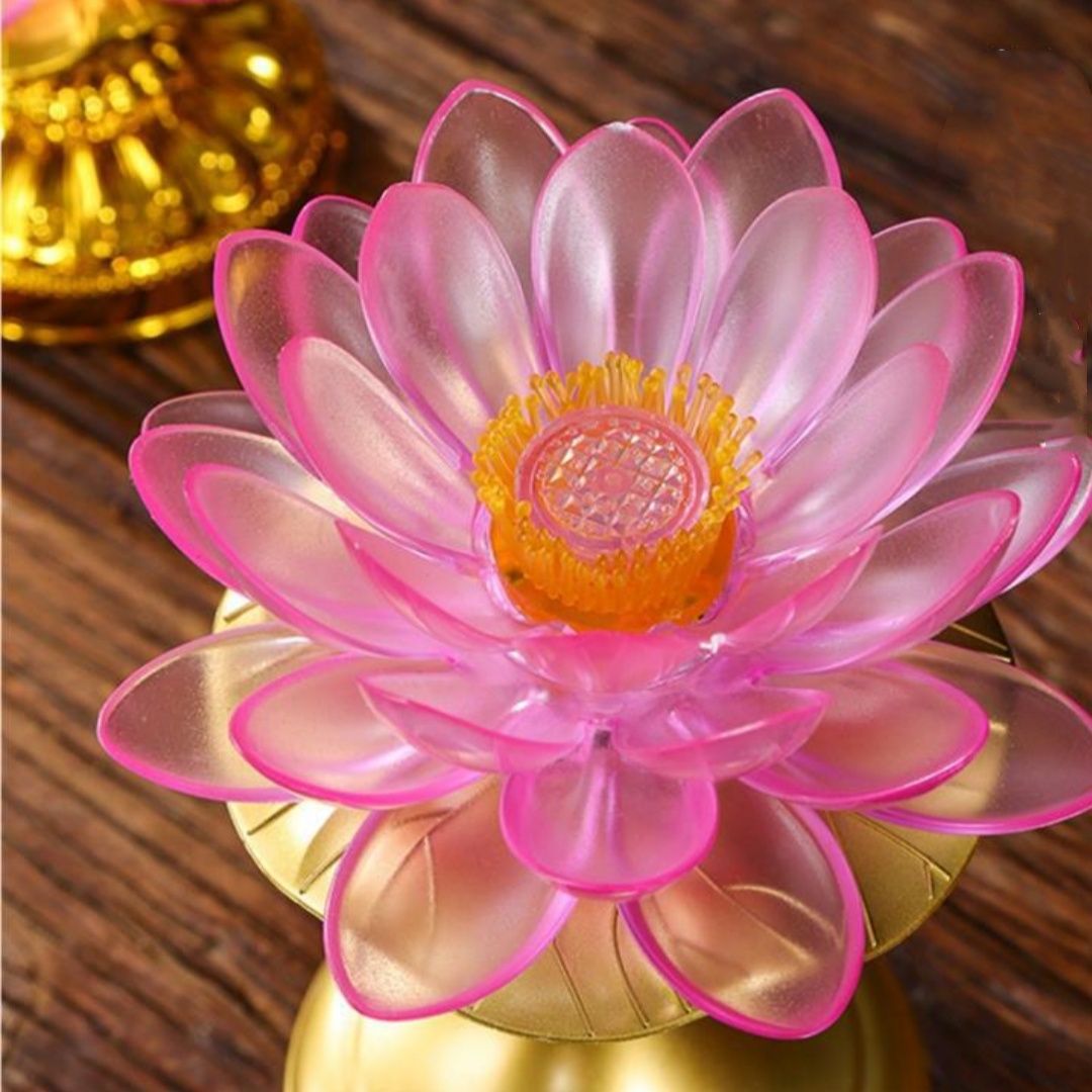 Title 5, Home Creative LED Colorful Lotus Lantern