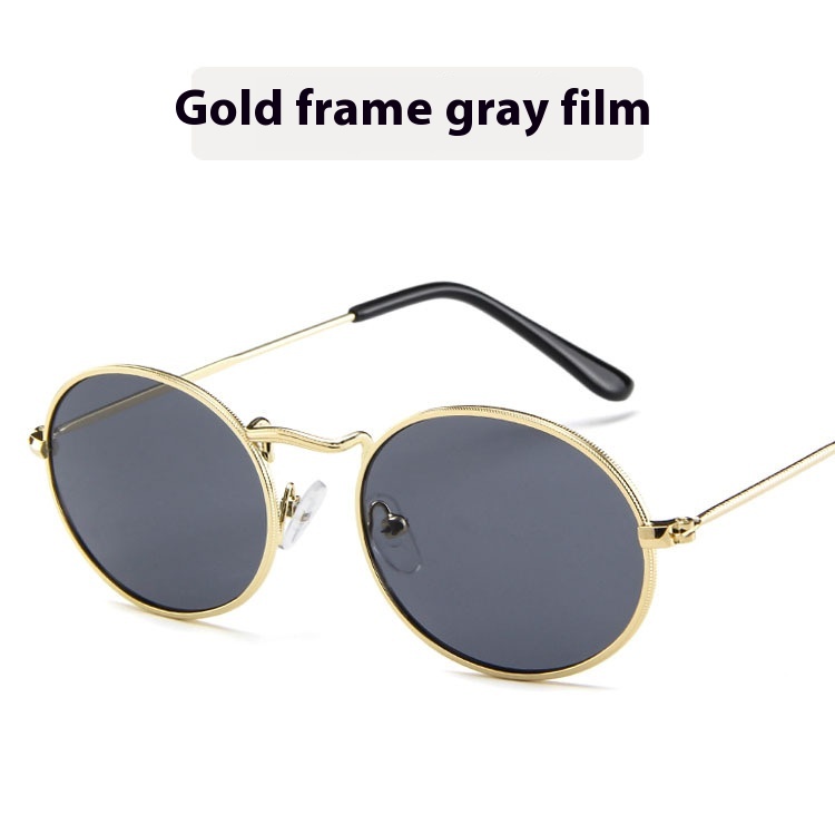 Gold Frame Gray Piece
