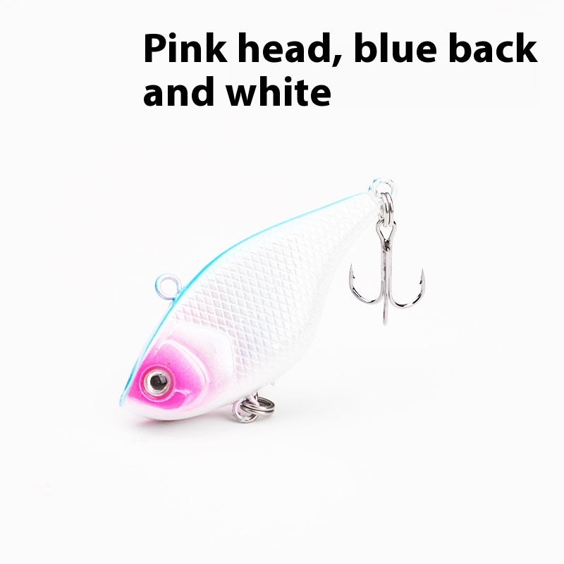 Pink Head Blue And White