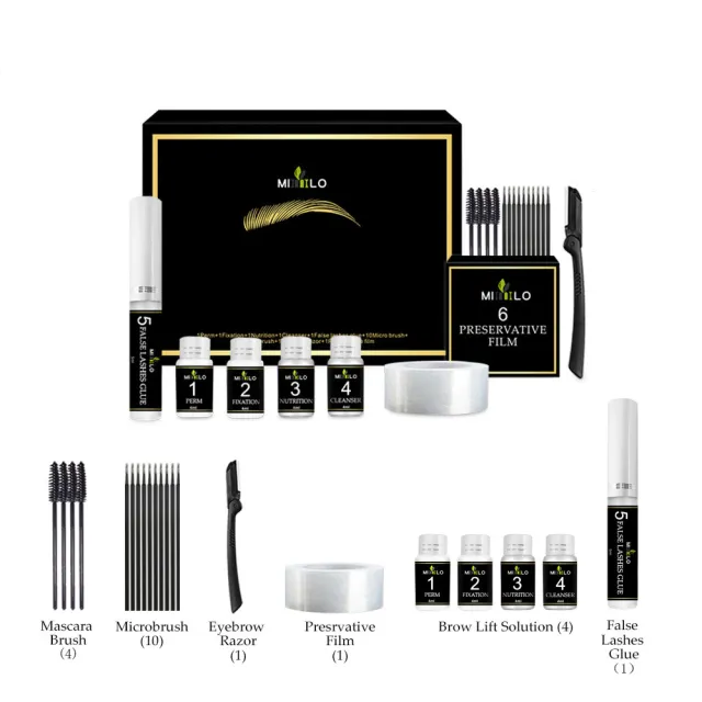 Eyelash Perm Eyebrow Set Keratin Styling Black - Shop at LoveMi
