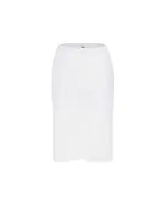 Black And White Skirt Midi Dress Suit - White - View 1