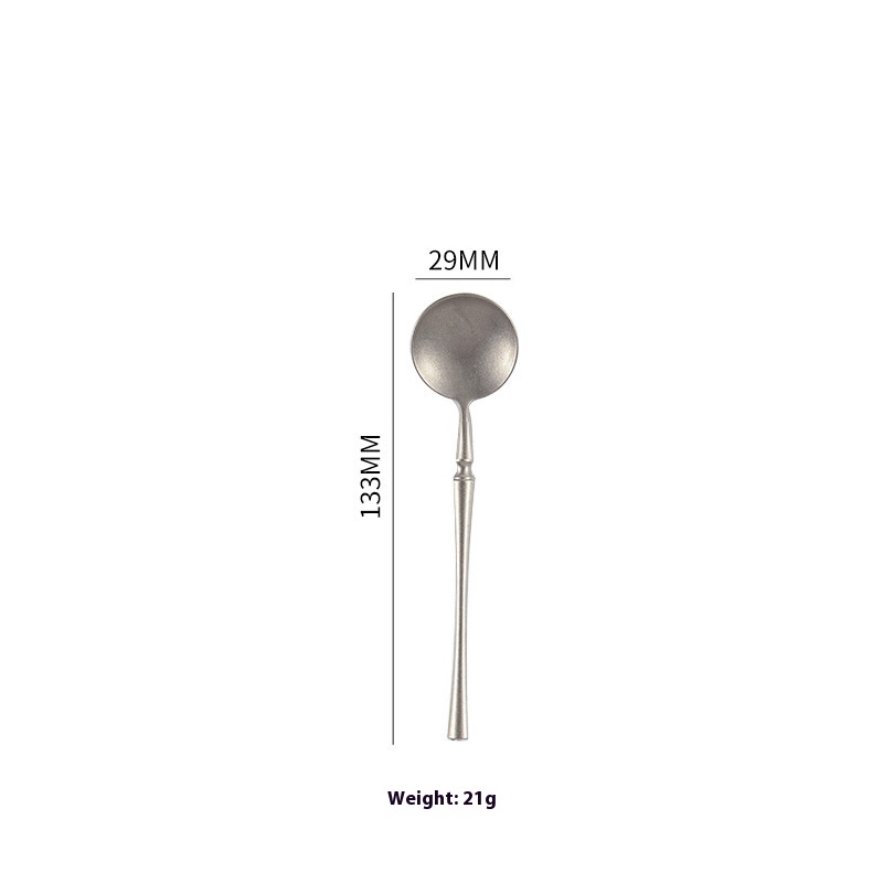 Silver Tea Round Spoon