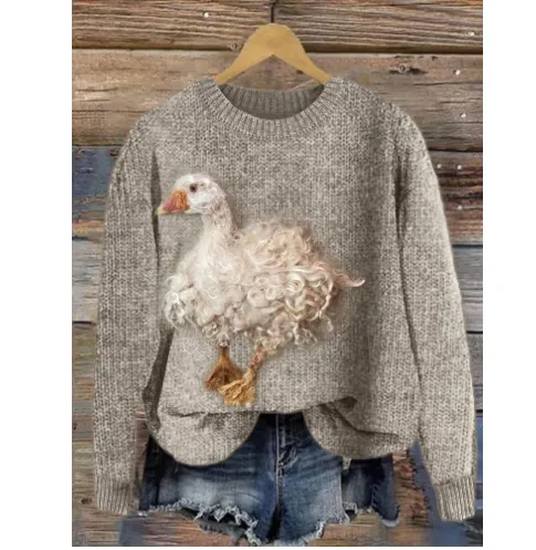 3D Printed Christmas Round Neck Sweater - 14Style-M