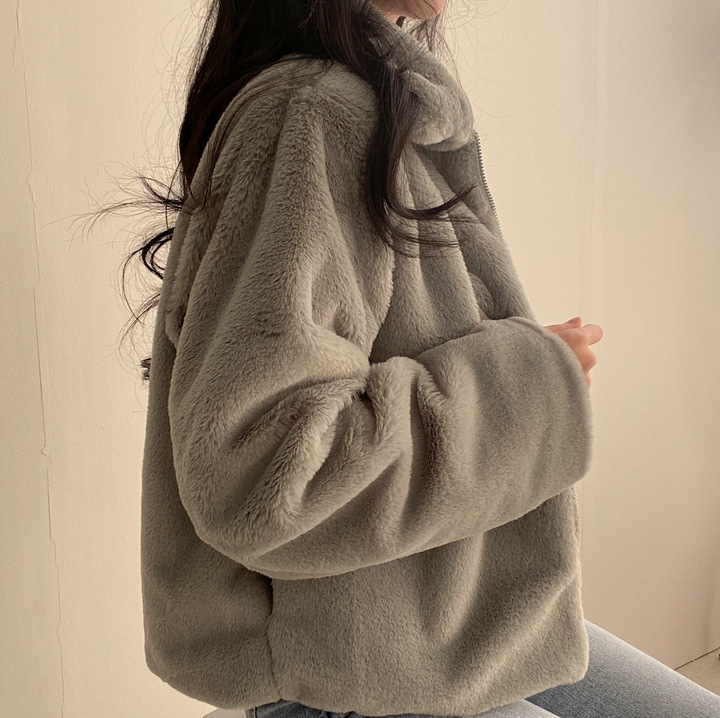 All-matching Short Padded Long Sleeve Coat Women