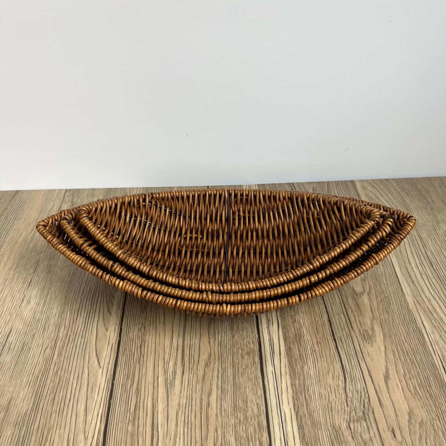 Title 3, Household Storage Basket Rattan Binaural Tray