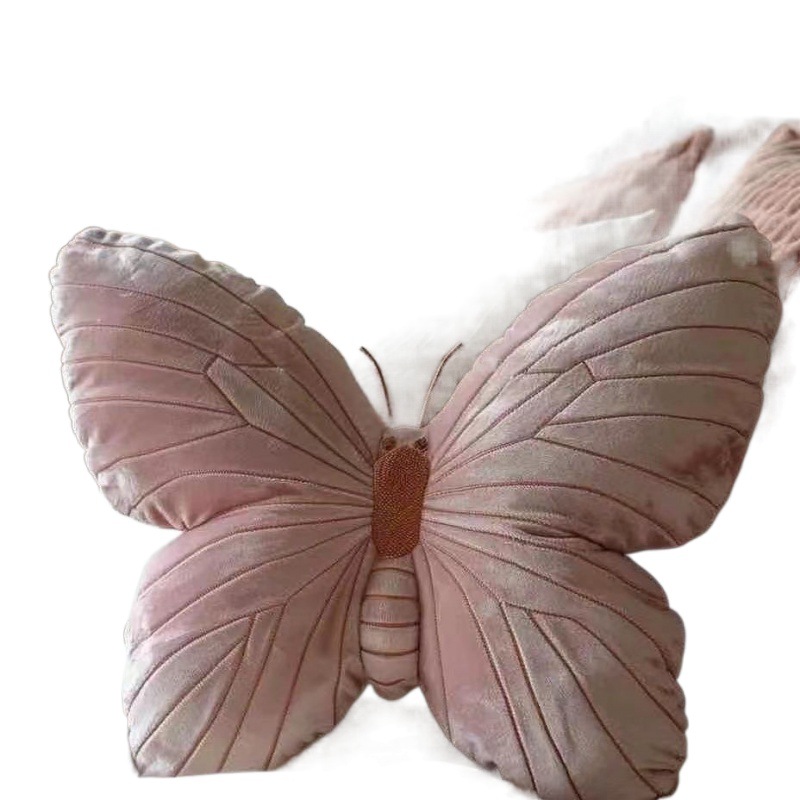 Title 5, Idyllic Girl Heart Butterfly Pillow Cute