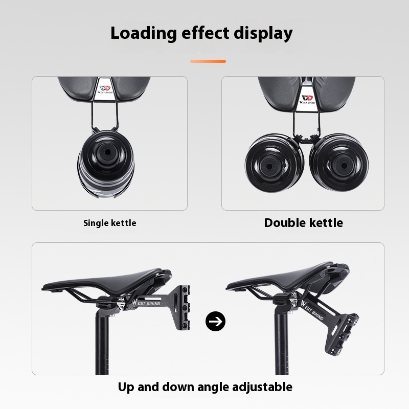 Bicycle Double Water Bottle Cage Extension Bracket - Image 4
