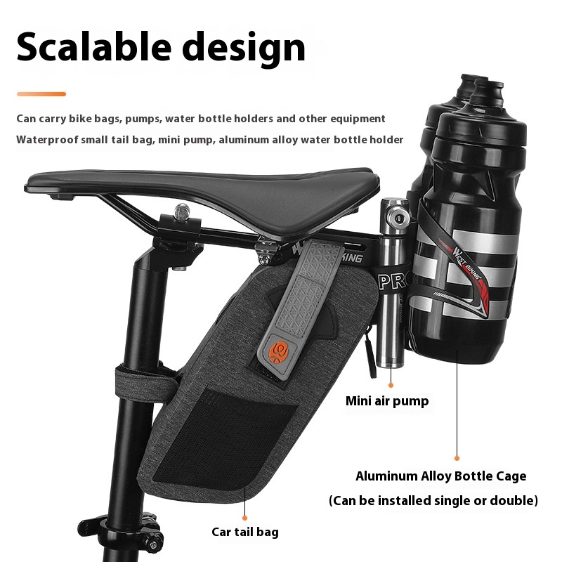 Bicycle Double Water Bottle Cage Extension Bracket