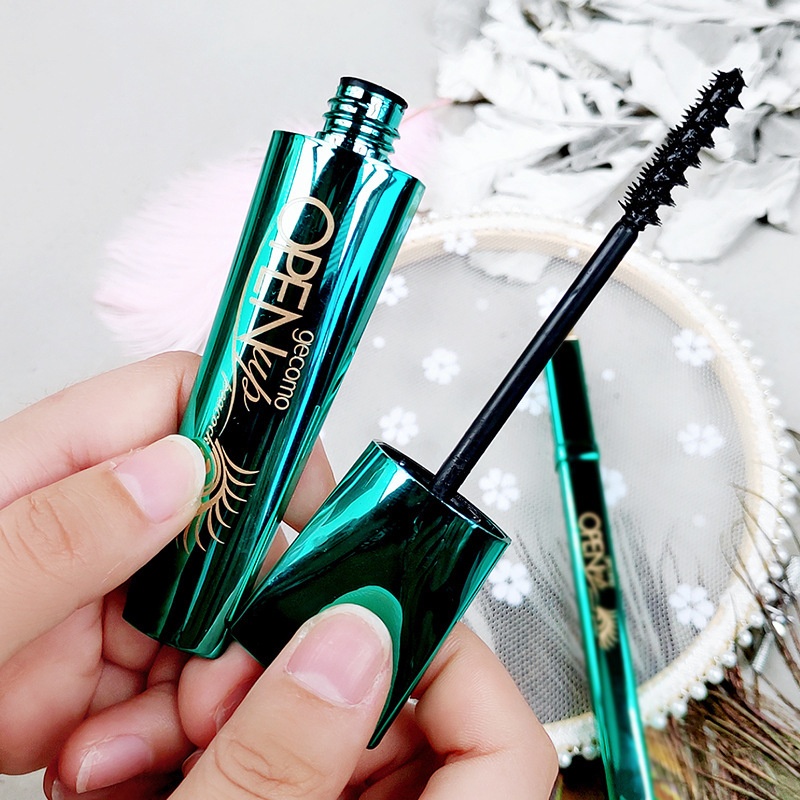 Waterproof Sweat-proof Thick Long Curling Base Peacock Mascara - imagen 1