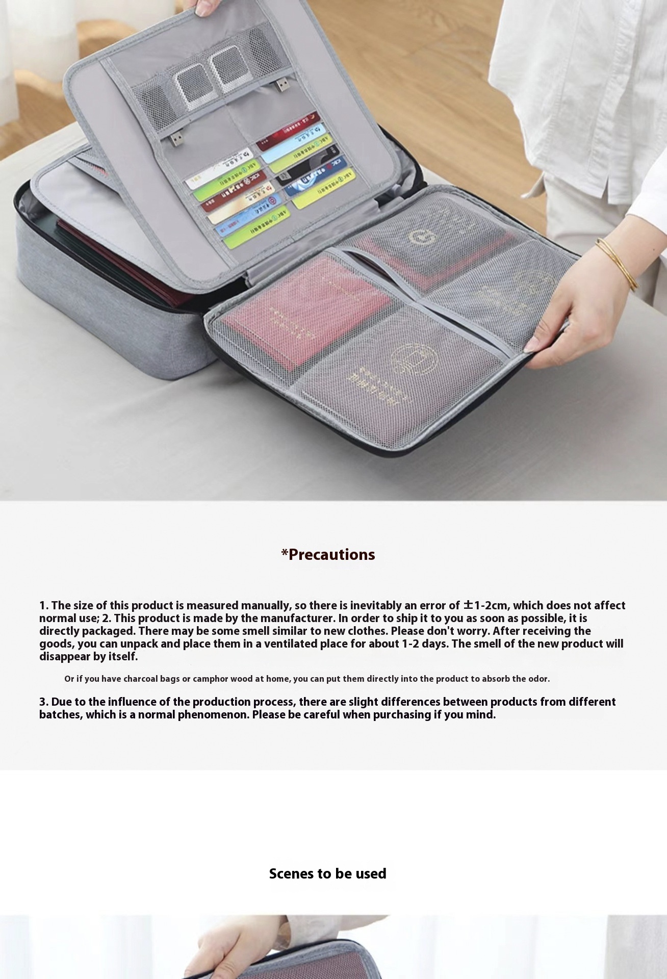 Title 13, Document Package Multi-layer Travel Large Capac...