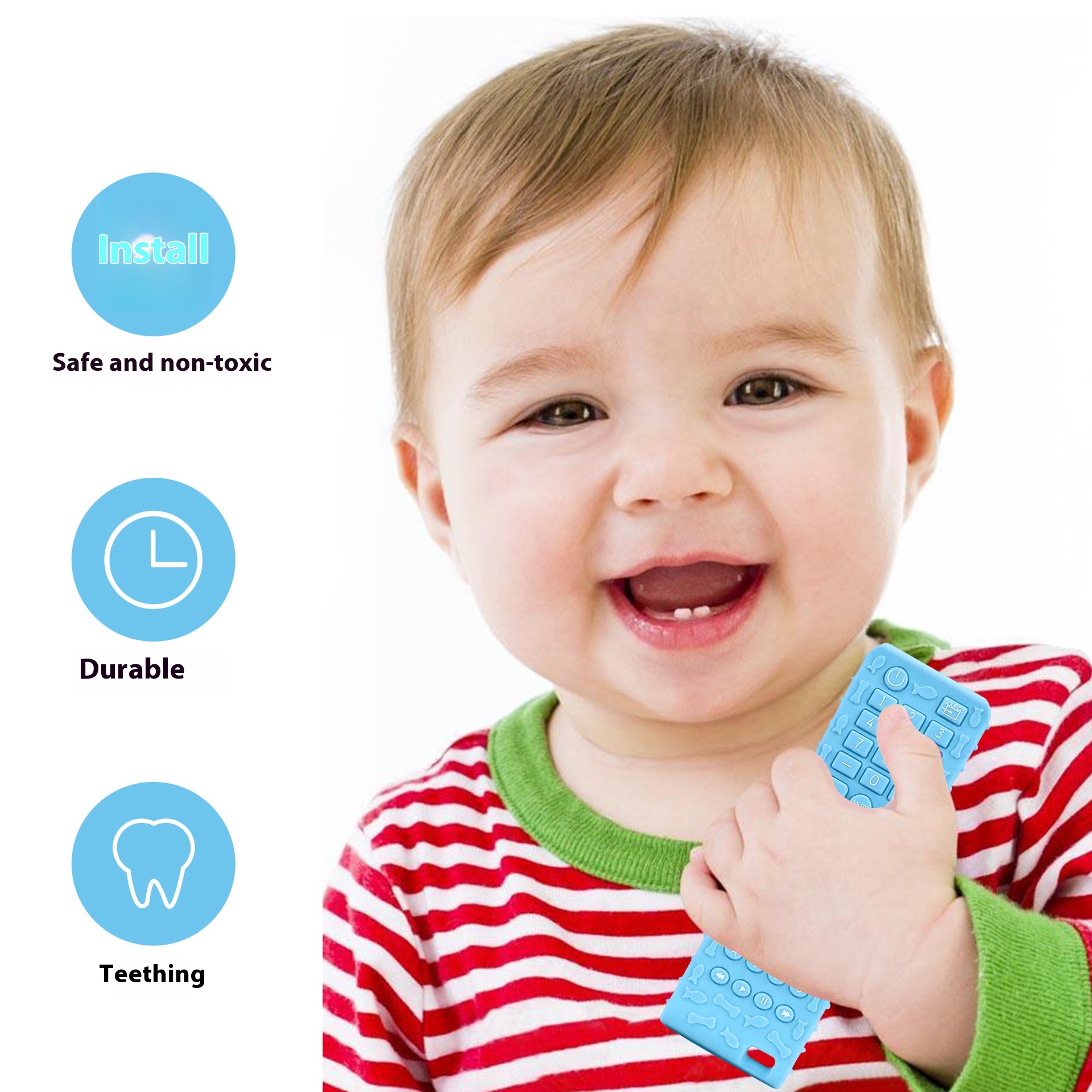 Title 2, Teether Baby Food Grade Baby Munchkin Soothing ...