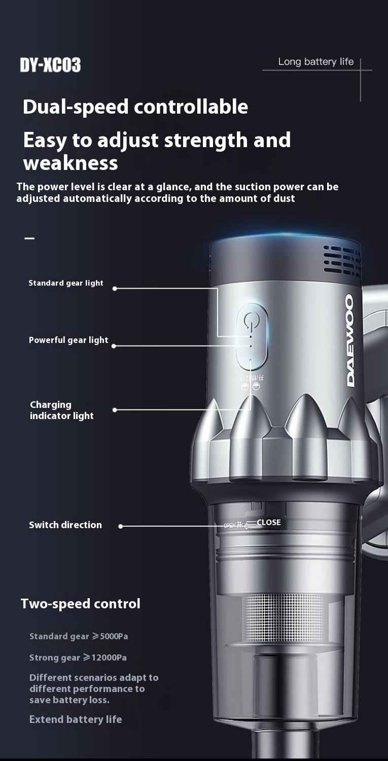 Title 3, Large Suction Wireless Handheld Drag And Suctio...